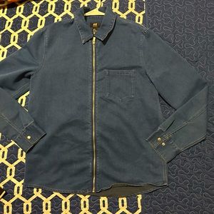 H&M men’s zip shirt size M